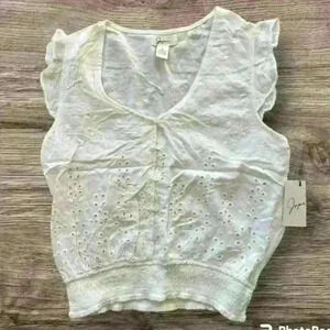 NWT Molly Jane White Top Size Small